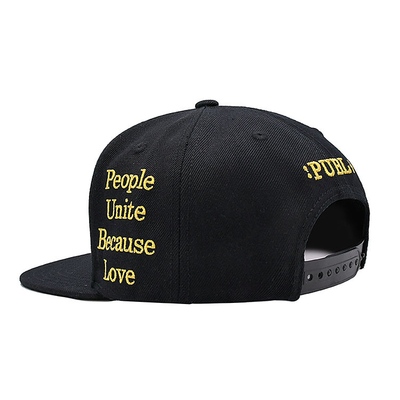 Cappelli a 5 pannelli semplici 3D ricami Gorras Cappelli a 5 pannelli