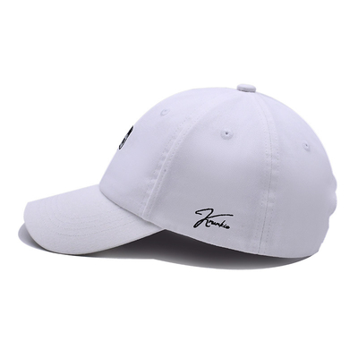 Cappelli da baseball ricamati su misura strutturati occhiali in metallo colore bianco