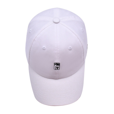 Cappelli da baseball ricamati su misura strutturati occhiali in metallo colore bianco