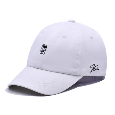 Cappelli da baseball ricamati su misura strutturati occhiali in metallo colore bianco
