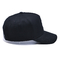 Custom 5 Panel Baseball Cap Cotton Twill Sports Cappello nero papà 3D Logo ricamo