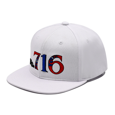 100% di cotone 5 pannelli Custom 3D ricamo Logo Outdoor Sport Cap Plastic Buckle Snapback Cap