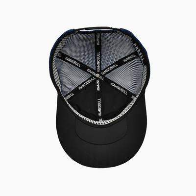 Corona di alta qualità di alta qualità 5 pannelli di cotone personalizzato con logo ricamato Griglia Gorra Uomini Sport Trucker cappello