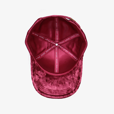 Cappotto da baseball a profilo personalizzato in cotone a sei pannelli con tessuto satinato con logo ricamato