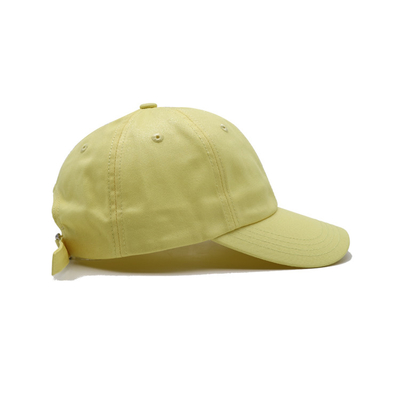 Cappuccio da baseball in cotone personalizzabile con cinghia regolabile e cuciture corrispondenti