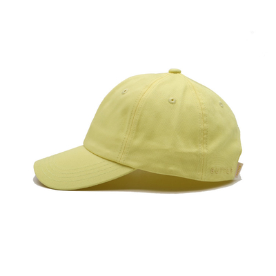 Cappuccio da baseball in cotone personalizzabile con cinghia regolabile e cuciture corrispondenti