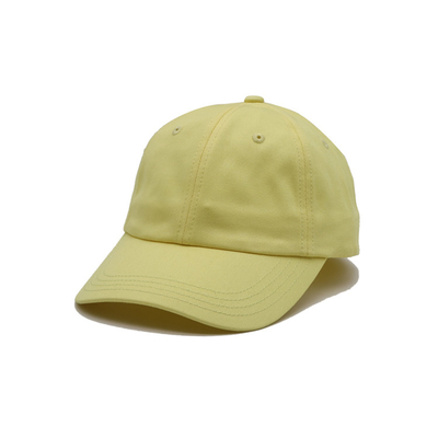 Cappuccio da baseball in cotone personalizzabile con cinghia regolabile e cuciture corrispondenti
