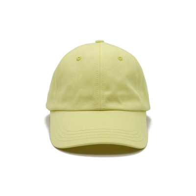 Cappuccio da baseball in cotone personalizzabile con cinghia regolabile e cuciture corrispondenti