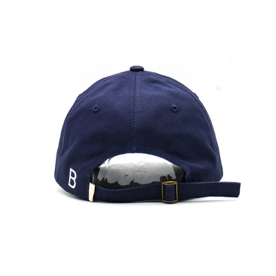 Visore curvo 6 pannelli cappello da baseball con logo ricamato abbinamento punti e cuciture rinforzate