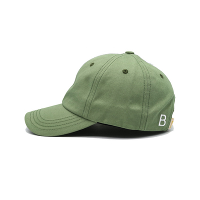 Personalizza il colore pannello anteriore non strutturato cappello da baseball in cotone con cuciture abbinate al tessuto