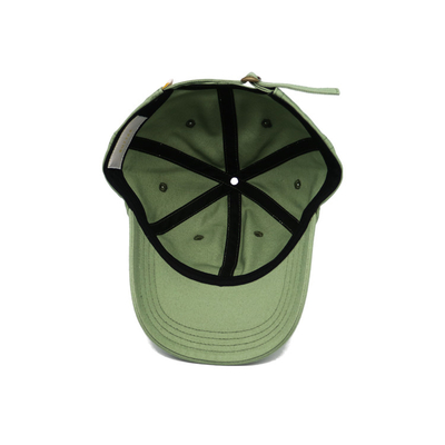 Personalizza il colore pannello anteriore non strutturato cappello da baseball in cotone con cuciture abbinate al tessuto