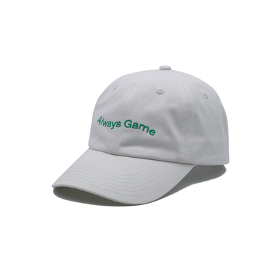 Cappuccio da baseball a 6 pannelli con cintura regolabile e tessuto di cotone ricamato