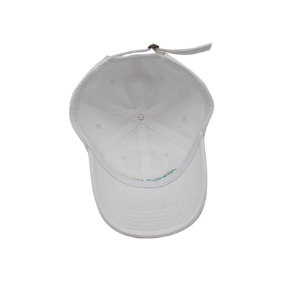 Cappuccio da baseball a 6 pannelli con cintura regolabile e tessuto di cotone ricamato