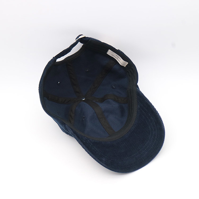 6 Cappuccio da baseball a pannello con cuciture robuste pannello anteriore strutturato e visiera curva