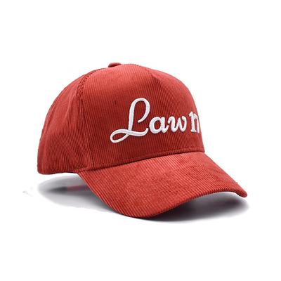 Cappuccio da baseball a 5 pannelli regolabile con cuciture rinforzate e visiera curva