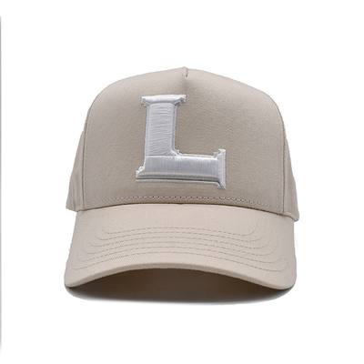 Cappuccio da baseball di cotone personalizzabile con pannello anteriore costruito e cuciture rinforzate