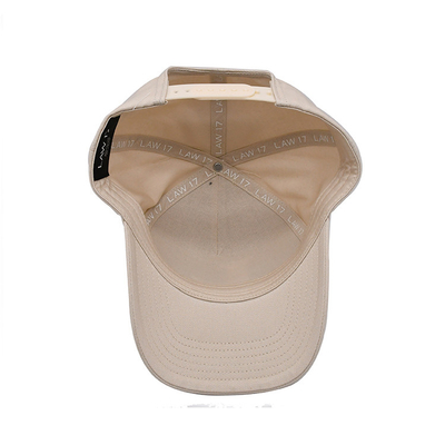 Cappuccio da baseball di cotone personalizzabile con pannello anteriore costruito e cuciture rinforzate