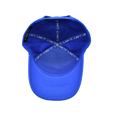 Cappotto da baseball a cinque pannelli personalizzato con corona a profilo non strutturato e fascia di cotone
