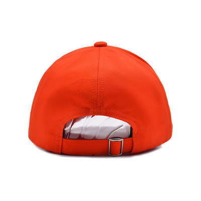 Cappuccio da baseball di cotone personalizzato con logo ricamato Visore curvo Chiusura regolabile