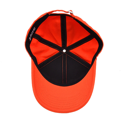 Cappuccio da baseball di cotone personalizzato con logo ricamato Visore curvo Chiusura regolabile