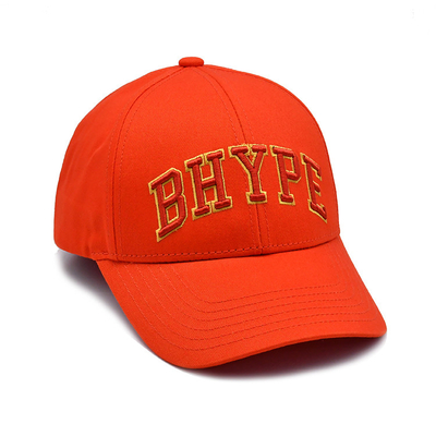 Cappuccio da baseball di cotone personalizzato con logo ricamato Visore curvo Chiusura regolabile