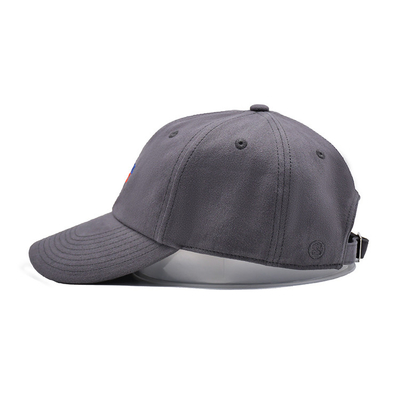 Cappuccio da baseball in cotone ricamato con visore curvo di forma non strutturata 6 occhiali