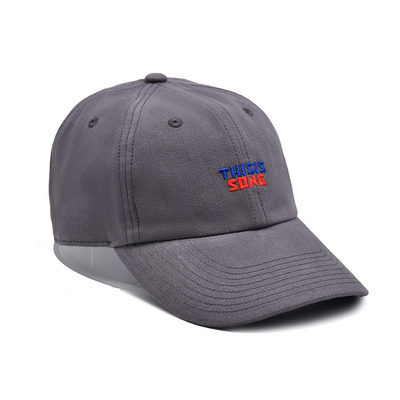 Cappuccio da baseball in cotone ricamato con visore curvo di forma non strutturata 6 occhiali