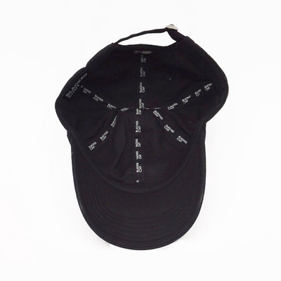 Cappuccio da baseball a profilo non strutturato personalizzato con fascia di cotone e tessuto a misura