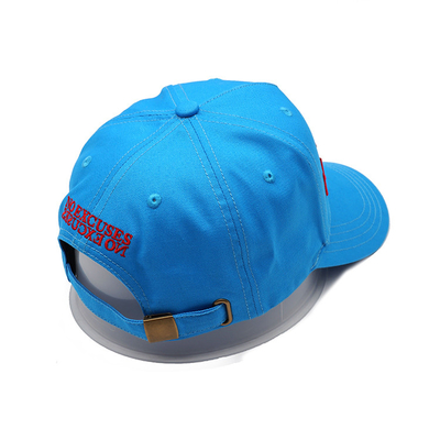 Maglietta di cotone personalizzabile con cappello da baseball a cinque pannelli con cinghia regolabile e cuciture rinforzate