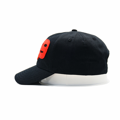 Profil non costruito 6 pannelli cappuccio da baseball con colore personalizzabile e cuciture rinforzate