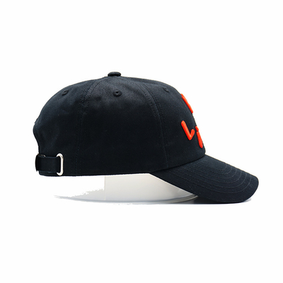 Profil non costruito 6 pannelli cappuccio da baseball con colore personalizzabile e cuciture rinforzate