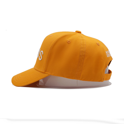 Cappotto da baseball a profilo visibile curvo a cinghia regolabile con cucitura coordinata del colore del tessuto