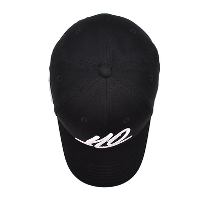 Personalizza il pannello anteriore 6 pannello costruito cappello da baseball con logo ricamato