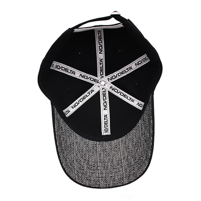 Personalizza il pannello anteriore 6 pannello costruito cappello da baseball con logo ricamato