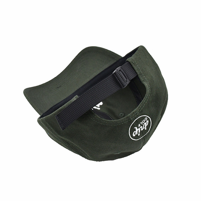 Vendita calda ricamo piatto 6 pannelli cappelli da baseball di alta qualità