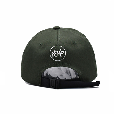 Vendita calda ricamo piatto 6 pannelli cappelli da baseball di alta qualità