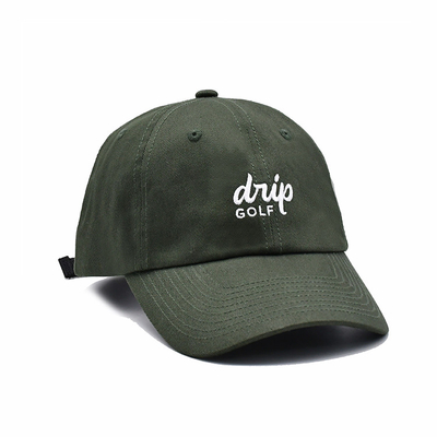 Vendita calda ricamo piatto 6 pannelli cappelli da baseball di alta qualità