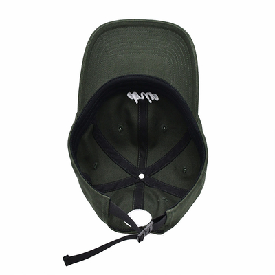 Vendita calda ricamo piatto 6 pannelli cappelli da baseball di alta qualità