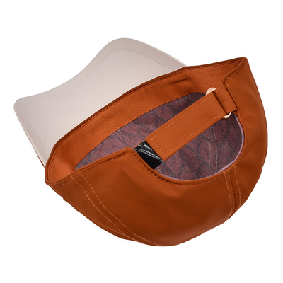Cappucci personalizzati con bordo curvo e cintura a velcro a chiusura regolabile