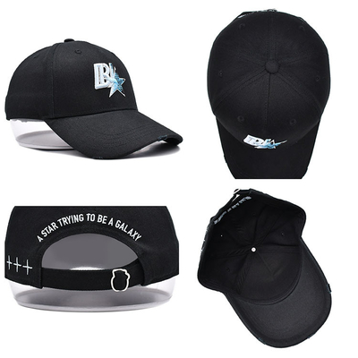 Cappello da baseball ricamato con cintura di metallo personalizzata può sostituire il tuo logo