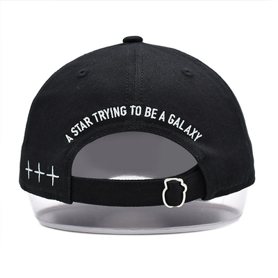 Cappello da baseball ricamato con cintura di metallo personalizzata può sostituire il tuo logo