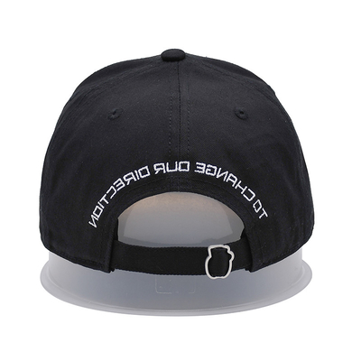 Cappello da baseball ricamato con asciugamano con bordo curvo e fibbia di metallo personalizzata