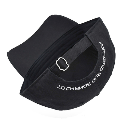 Cappello da baseball ricamato con asciugamano con bordo curvo e fibbia di metallo personalizzata