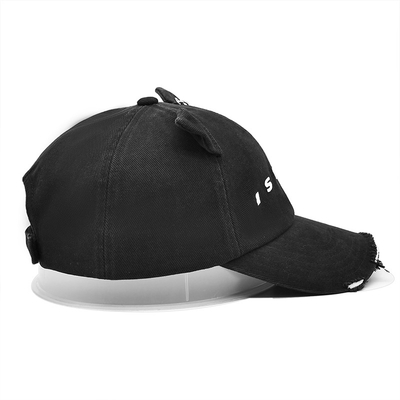 Visore curvo 6 pannelli cappello da baseball personalizzare il tuo stile con cotone con distressed