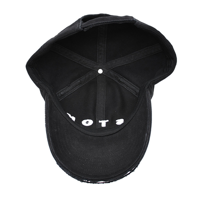 Visore curvo 6 pannelli cappello da baseball personalizzare il tuo stile con cotone con distressed