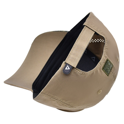 Strappo a velcro regolabile 6 pannelli cappuccio da baseball con visore curvo e 6 occhiali