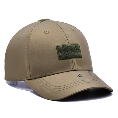 Strappo a velcro regolabile 6 pannelli cappuccio da baseball con visore curvo e 6 occhiali