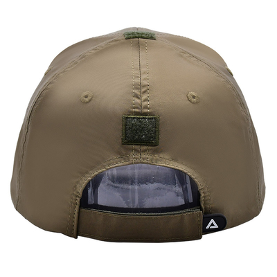Strappo a velcro regolabile 6 pannelli cappuccio da baseball con visore curvo e 6 occhiali