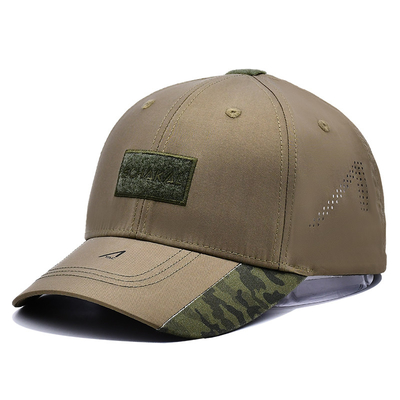 Strappo a velcro regolabile 6 pannelli cappuccio da baseball con visore curvo e 6 occhiali