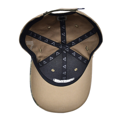 Strappo a velcro regolabile 6 pannelli cappuccio da baseball con visore curvo e 6 occhiali